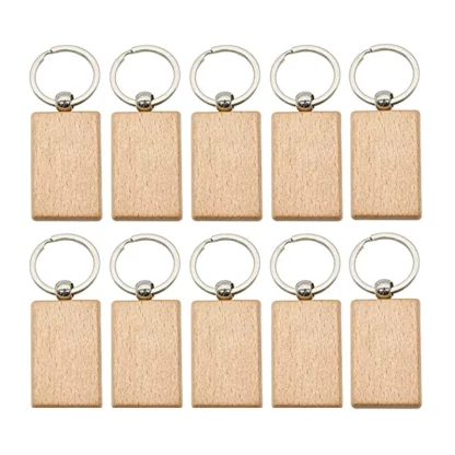 rectangle wood tags