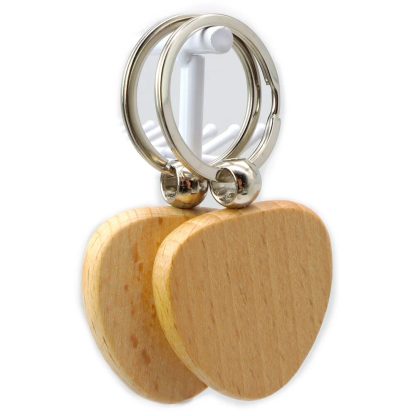 wood heart tags