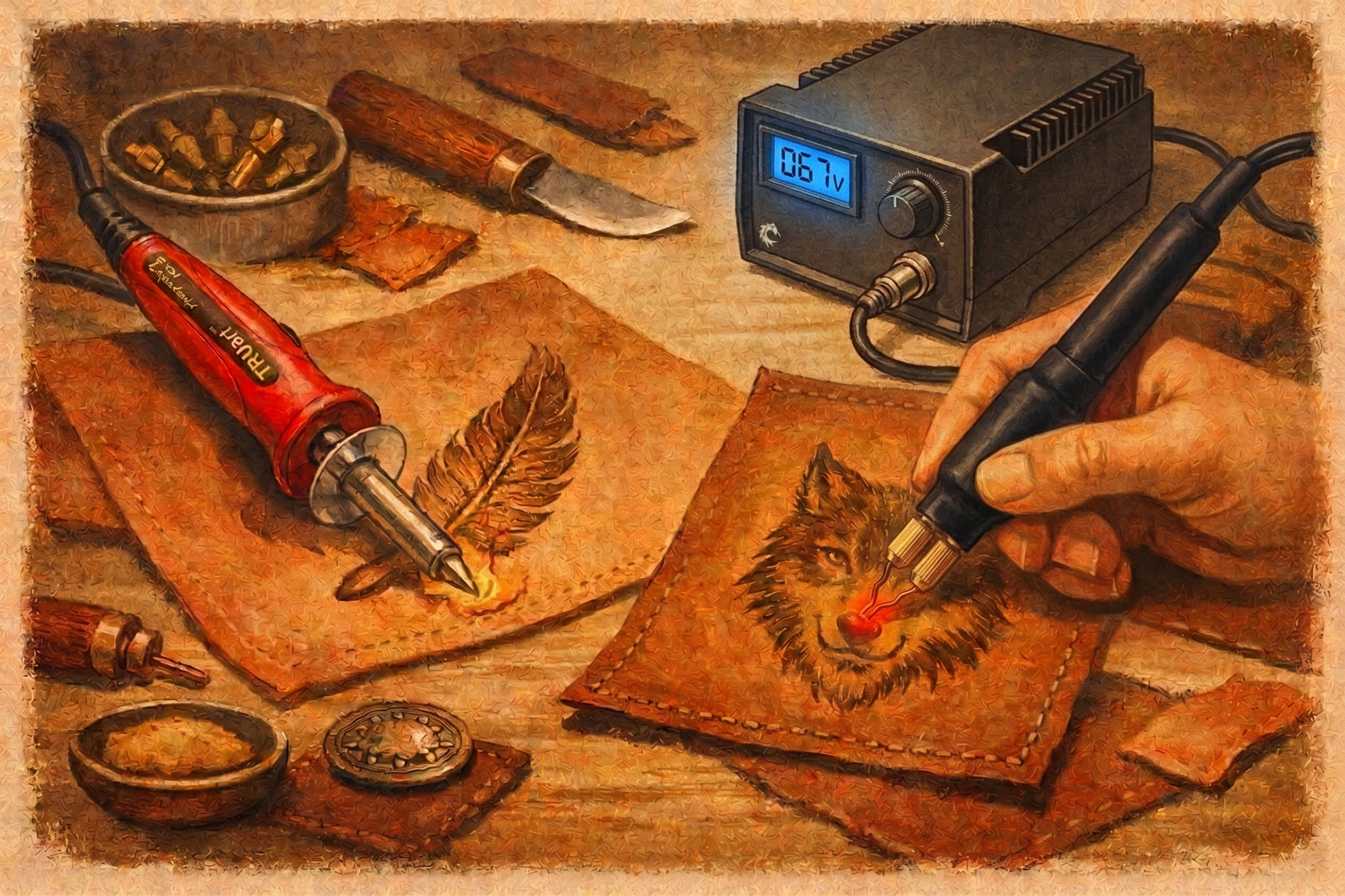 How to Choose a Wood Burning Kit for Leather